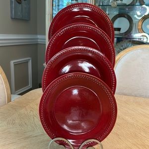 Pier 1 Spice Route Paprika Salad Plate (4)
